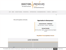 Tablet Screenshot of doctorpreneurs.com